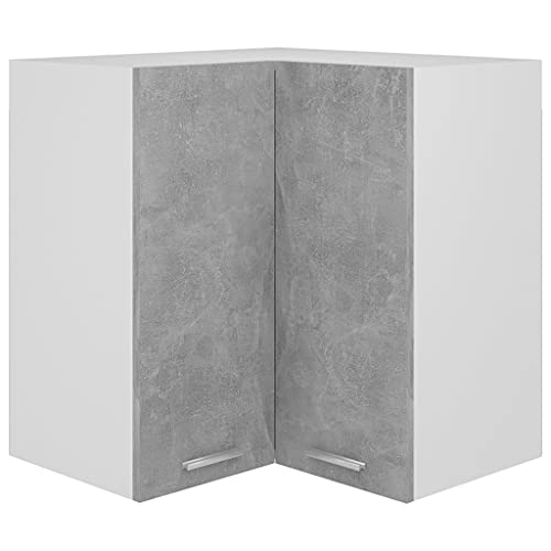 HOMEELIKE Eckh?ngeschrank Lyon Betongrau 57x57x60 cm Holzwerkstoff HOMEELIKE Eckh?ngeschrank Lyon Betongrau 57x57x60 cm Holzwerkstoff von HOMEELIKE
