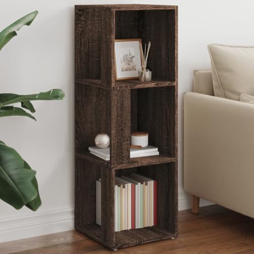 HOMEELIKE Eckregal Braun Eichen-Optik 33x33x100 cm Holzwerkstoff HOMEELIKE Eckregal Braun Eichen-Optik 33x33x100 cm Holzwerkstoff von HOMEELIKE
