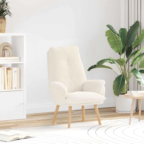 HOMEELIKE Entspannungsstuhl Creme 69 x 74 x 93 cm Stoff HOMEELIKE Entspannungsstuhl Creme 69 x 74 x 93 cm Stoff von HOMEELIKE