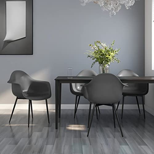 HOMEELIKE Esszimmerst¨¹hle 4 STK. Grau PP HOMEELIKE Esszimmerst¨¹hle 4 STK. Grau PP von HOMEELIKE