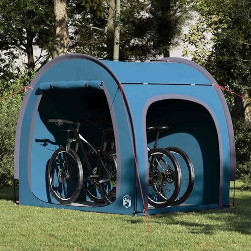 HOMEELIKE Fahrradgarage mit Dach mit Speicher Blau 218 x 156 x 180 cm HOMEELIKE Fahrradgarage mit Dach mit Speicher Blau 218 x 156 x 180 cm von HOMEELIKE