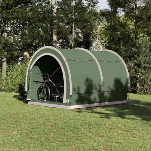 HOMEELIKE Fahrradgarage mit Dach mit Speicher Gruen 256 x 222 x 182 cm HOMEELIKE Fahrradgarage mit Dach mit Speicher Gruen 256 x 222 x 182 cm von HOMEELIKE