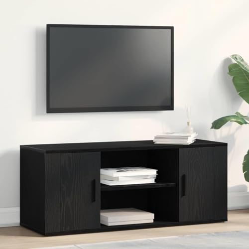 HOMEELIKE Fernsehtisch Schwarze Eiche 100 x 35 x 40 cm Holzwerkstoff HOMEELIKE Fernsehtisch Schwarze Eiche 100 x 35 x 40 cm Holzwerkstoff von HOMEELIKE