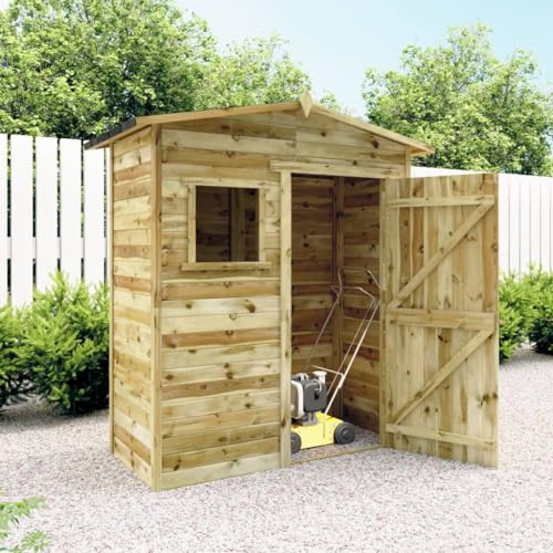 HOMEELIKE Garten-Lagerschuppen Kiefernholz Impr?gniert von HOMEELIKE