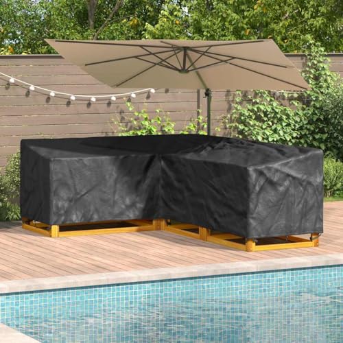HOMEELIKE Gartenm?belabdeckung 250 x 180 x 80 cm 600D Oxford Stoff von HOMEELIKE