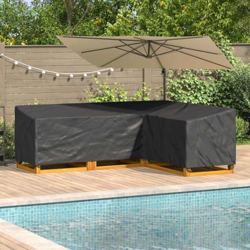 HOMEELIKE Gartenm?belabdeckung 260 x 210 x 80 cm 600D Oxford Stoff von HOMEELIKE