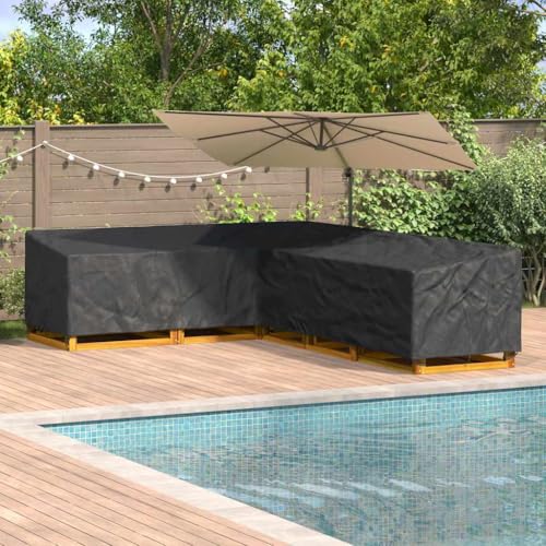 HOMEELIKE Gartenm?belabdeckung 355 x 275 x 80 cm 420D Oxford Stoff von HOMEELIKE