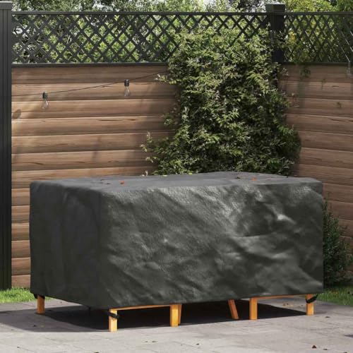 HOMEELIKE Gartenm?belabdeckung Schwarz 160 x 100 x 70 cm 600D von HOMEELIKE