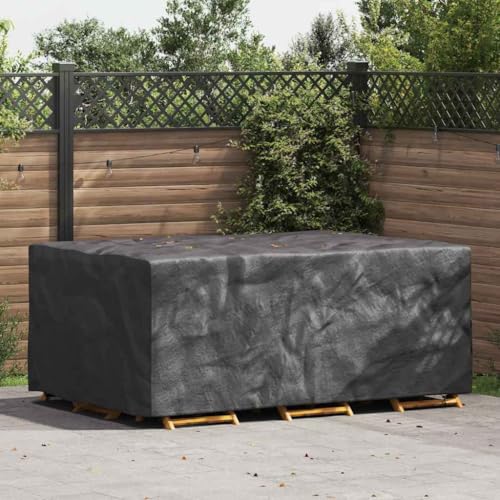 HOMEELIKE Gartenm?belabdeckung Schwarz 210 x 130 x 70 cm 420D von HOMEELIKE
