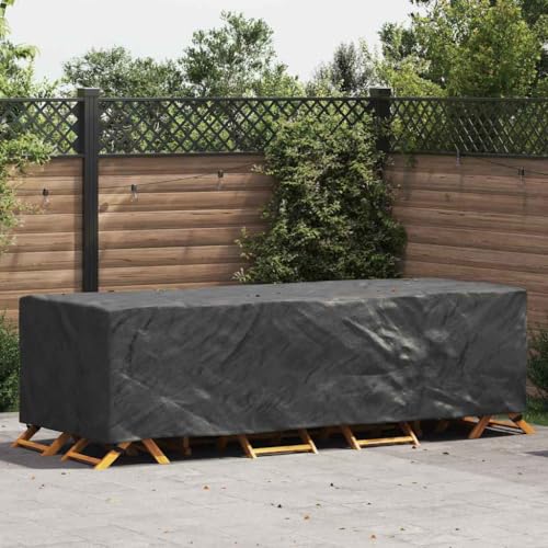 HOMEELIKE Gartenm?belabdeckung Schwarz 270 x 110 x 70 cm 210D von HOMEELIKE