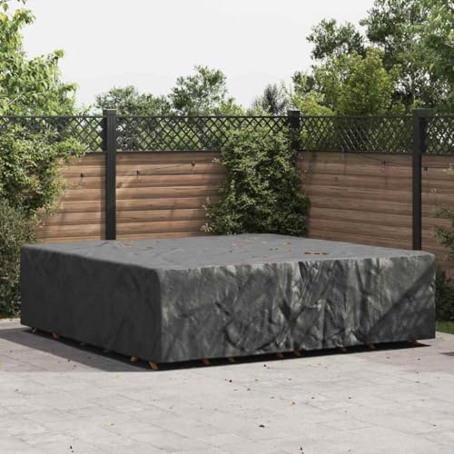 HOMEELIKE Gartenm?belabdeckung Schwarz 275 x 275 x 70 cm 420D von HOMEELIKE
