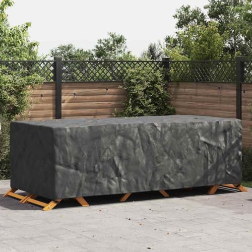 HOMEELIKE Gartenm?belabdeckung Schwarz 300 x 140 x 90 cm 420D von HOMEELIKE