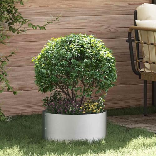 HOMEELIKE Gartenpflanzer 5 pcs Silber 40 x 40 x 20 cm Verzinkter Stahl HOMEELIKE Gartenpflanzer 5 pcs Silber 40 x 40 x 20 cm Verzinkter Stahl von HOMEELIKE