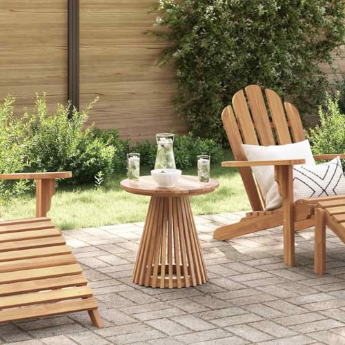 HOMEELIKE Gartenseitertisch Braun 50 x 50 x 49,5 cm Teak-Massivholz HOMEELIKE Gartenseitertisch Braun 50 x 50 x 49,5 cm Teak-Massivholz von HOMEELIKE