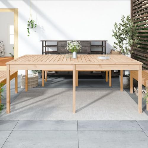 HOMEELIKE Gartentisch 203,5x100x76 cm Massivholz Kiefer HOMEELIKE Gartentisch 203,5x100x76 cm Massivholz Kiefer von HOMEELIKE