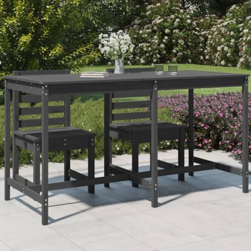 HOMEELIKE Gartentisch Grau 203,5x90x110 cm Massivholz Kiefer HOMEELIKE Gartentisch Grau 203,5x90x110 cm Massivholz Kiefer von HOMEELIKE