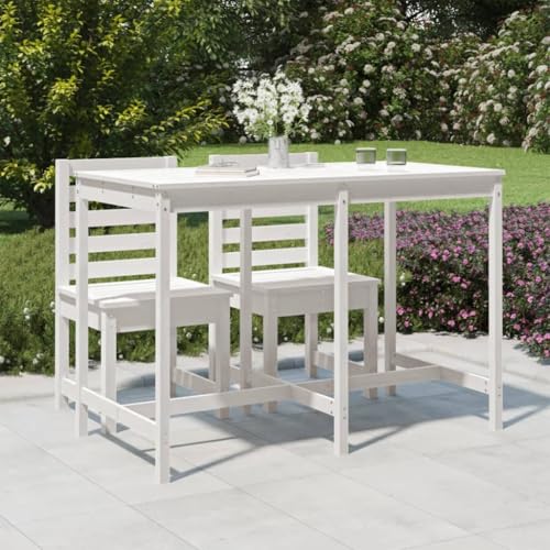 HOMEELIKE Gartentisch Wei? 159,5x82,5x110 cm Massivholz Kiefer HOMEELIKE Gartentisch Wei? 159,5x82,5x110 cm Massivholz Kiefer von HOMEELIKE