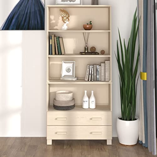 HOMEELIKE Highboard HAMAR Massivholz Kiefer Honigbraun von HOMEELIKE