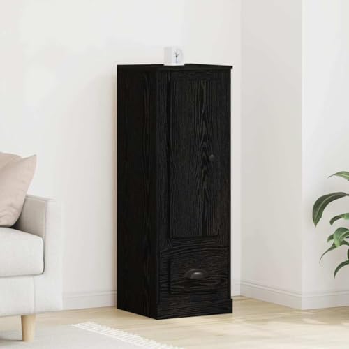 HOMEELIKE Highboard schwarz Eiche Schwarze Eiche 36 x 35,5 x 103,5 cm von HOMEELIKE