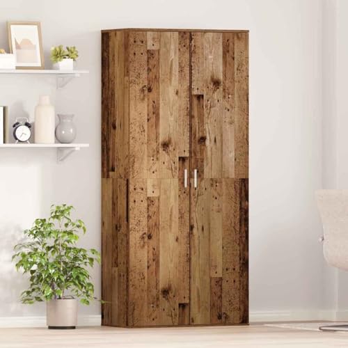 HOMEELIKE Hochschrank mit Regal Altholz 80 x 39 x 178 cm Holzwerkstoff HOMEELIKE Hochschrank mit Regal Altholz 80 x 39 x 178 cm Holzwerkstoff von HOMEELIKE