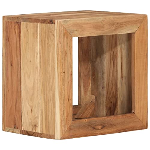 HOMEELIKE Hocker 40x30x40 cm Massivholz Akazie HOMEELIKE Hocker 40x30x40 cm Massivholz Akazie von HOMEELIKE