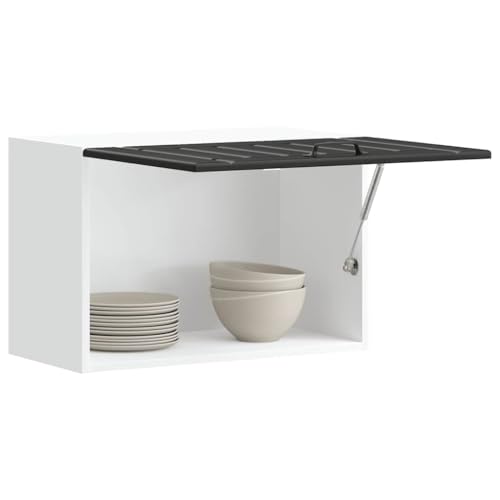 HOMEELIKE K¨¹chen-H?ngeschrank Lucca Schwarz Holzwerkstoff HOMEELIKE K¨¹chen-H?ngeschrank Lucca Schwarz Holzwerkstoff von HOMEELIKE