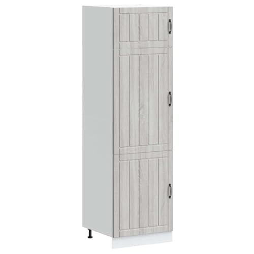 HOMEELIKE K¨¹chenschrank Lucca Grau Sonoma Holzwerkstoff HOMEELIKE K¨¹chenschrank Lucca Grau Sonoma Holzwerkstoff von HOMEELIKE