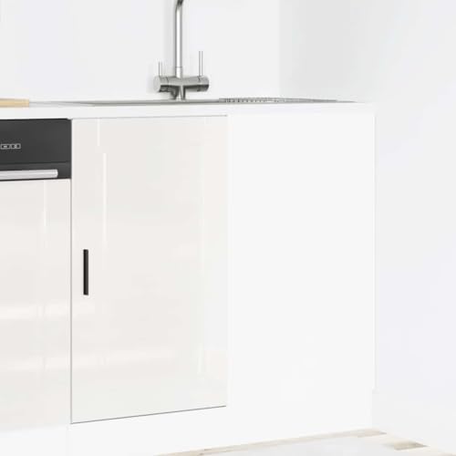 HOMEELIKE K¨¹chenunterschrank Porto Hochglanz-Wei? Holzwerkstoff von HOMEELIKE