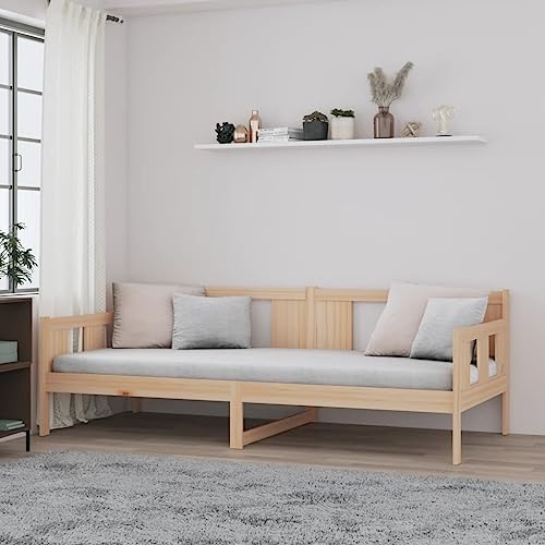HOMEELIKE Kiefernholz Tagesbett 90x200 cm Schlafsofa Rustikal Massiv Natur HOMEELIKE Kiefernholz Tagesbett 90x200 cm Schlafsofa Rustikal Massiv Natur von HOMEELIKE