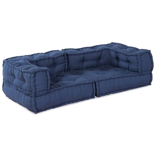 HOMEELIKE Kissen Blau 140 x 70 x 36 cm Polyester von HOMEELIKE