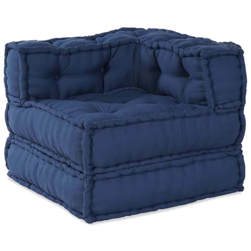 HOMEELIKE Kissen Blau 70 x 70 x 54 cm Polyester von HOMEELIKE