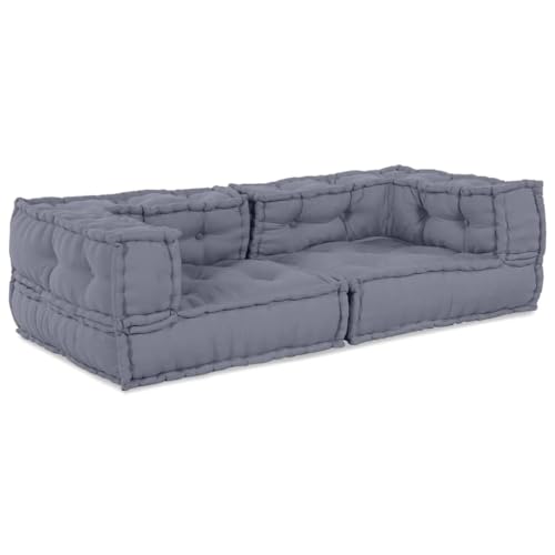 HOMEELIKE Kissen Grau 140 x 70 x 36 cm Polyester von HOMEELIKE