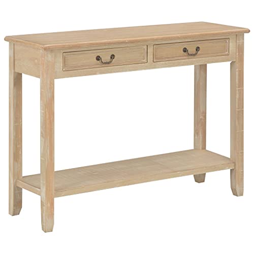 HOMEELIKE Konsolentisch 110 x 35 x 80 cm Holz von HOMEELIKE