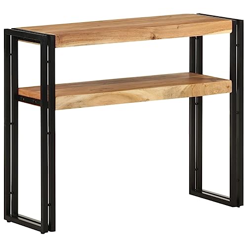 HOMEELIKE Konsolentisch 90x30x75 cm Massivholz Akazie von HOMEELIKE