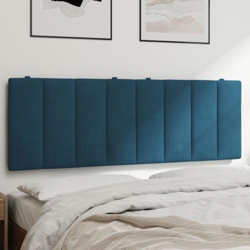 HOMEELIKE Kopfteil-Kissen Hanko Blau 140 cm Samt HOMEELIKE Kopfteil-Kissen Hanko Blau 140 cm Samt von HOMEELIKE