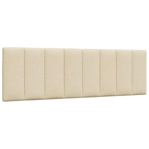 HOMEELIKE Kopfteil-Kissen Hanko Creme 160 cm Stoff von HOMEELIKE