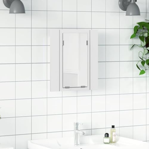 HOMEELIKE LED Badezimmerschrank Mit Spiegel Acryl 40x12x45 cm Wei? Farbwechsel Beleuchtung HOMEELIKE LED Badezimmerschrank Mit Spiegel Acryl 40x12x45 cm Wei? Farbwechsel Beleuchtung von HOMEELIKE