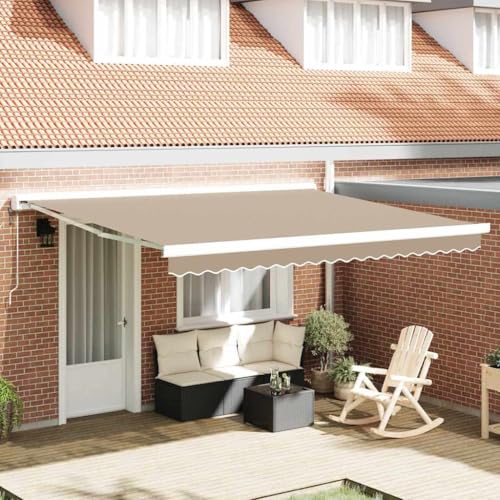 HOMEELIKE Markisen-Ersatzstoff Beige 400 ¡Á 300 cm Segeltuch HOMEELIKE Markisen-Ersatzstoff Beige 400 ¡Á 300 cm Segeltuch von HOMEELIKE