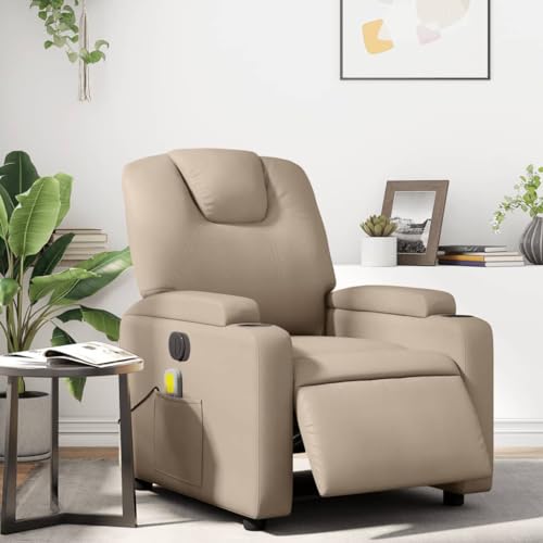 HOMEELIKE Massagesessel Elektrisch Cappuccino-Braun Kunstleder HOMEELIKE Massagesessel Elektrisch Cappuccino-Braun Kunstleder von HOMEELIKE