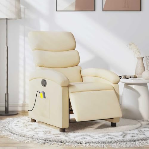 HOMEELIKE Massagesessel Elektrisch Creme Stoff HOMEELIKE Massagesessel Elektrisch Creme Stoff von HOMEELIKE