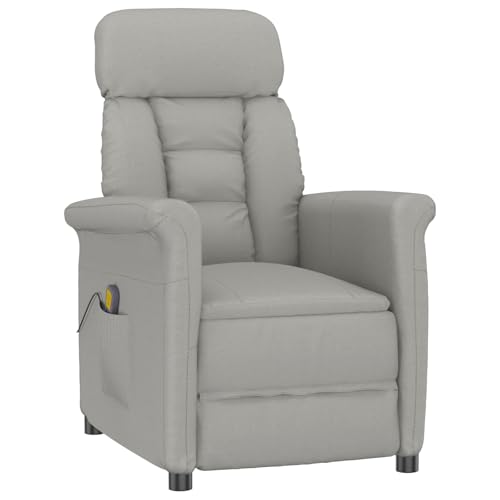 HOMEELIKE Massagesessel Hellgrau Mikrofaser HOMEELIKE Massagesessel Hellgrau Mikrofaser von HOMEELIKE
