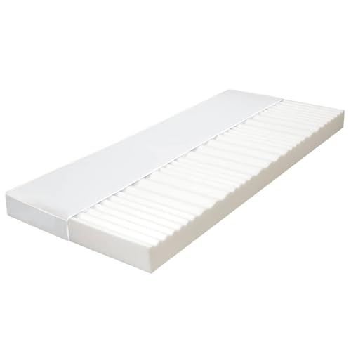 HOMEELIKE Matratze 180 x 200 cm 7 Zonen PU Schaum 10 cm H2 H3 von HOMEELIKE