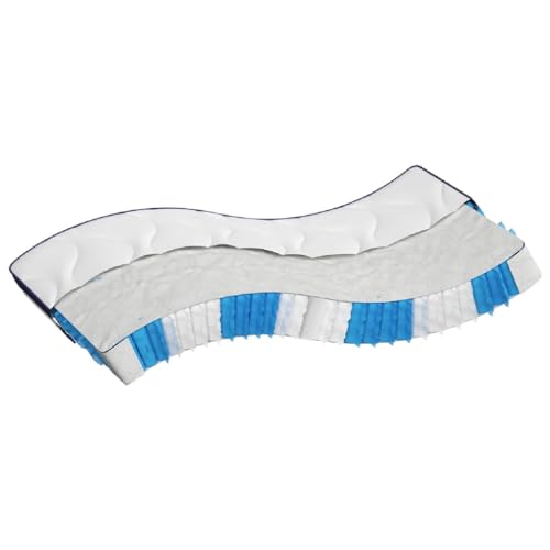 HOMEELIKE Matratze Taschenfederkern Mittelfest 140x200 cm von HOMEELIKE