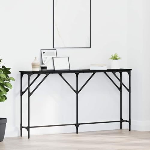 HOMEELIKE Modernes Design Konsolentisch Schwarz Eiche Rechteckig 140 x 75 cm HOMEELIKE Modernes Design Konsolentisch Schwarz Eiche Rechteckig 140 x 75 cm von HOMEELIKE
