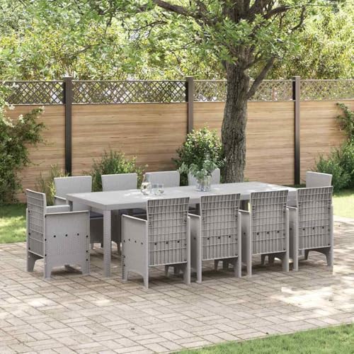 HOMEELIKE Modernes Gartenset 7-teilig Poly Rattan Essgruppe mit Polsterkissen Fuer Garten und Terrasse langlebig wetterbestaendig Fuer Outdoor-Essen und Lounge Bereich HOMEELIKE Modernes Gartenset 7-teilig Poly Rattan Essgruppe mit Polsterkissen Fuer Garten und Terrasse langlebig wetterbestaendig Fuer Outdoor-Essen und Lounge Bereich von HOMEELIKE