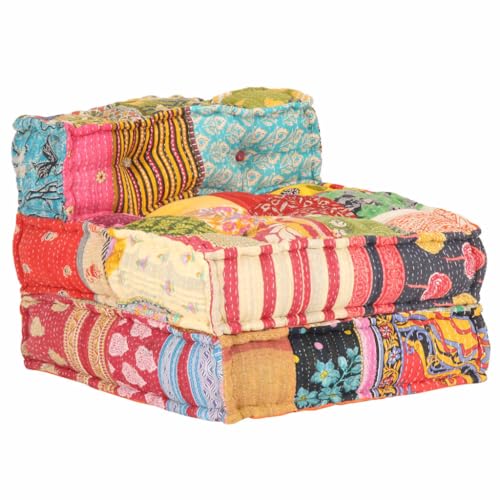 HOMEELIKE Modularer Pouf Patchwork Stoff HOMEELIKE Modularer Pouf Patchwork Stoff von HOMEELIKE