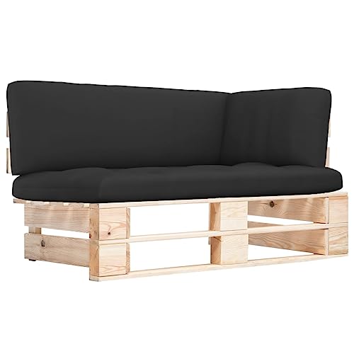 HOMEELIKE Outdoor-Ecksofa Paletten Kiefernholz Impraegniert HOMEELIKE Outdoor-Ecksofa Paletten Kiefernholz Impraegniert von HOMEELIKE