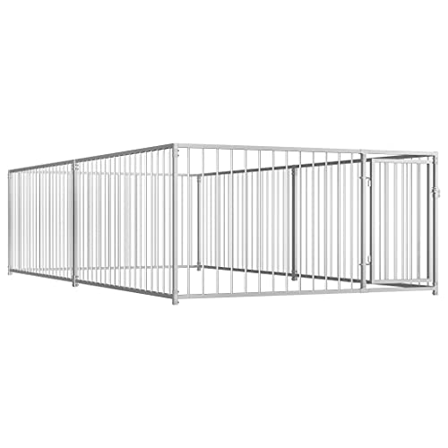 HOMEELIKE Outdoor-Hundezwinger 200¡Á400¡Á100 cm von HOMEELIKE