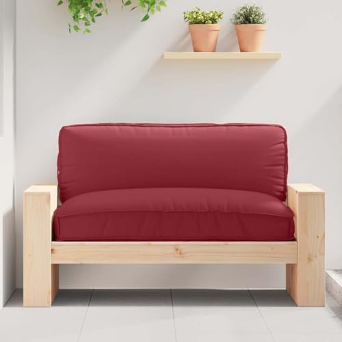 HOMEELIKE Palettenkissen Fuer Sitzflaeche Weinrot 120 x 80 x 12 cm HOMEELIKE Palettenkissen Fuer Sitzflaeche Weinrot 120 x 80 x 12 cm von HOMEELIKE