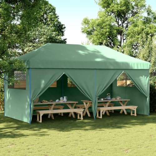 HOMEELIKE Partyzelt Faltbar Pop-Up mit 4 Seitenteilen Gr¨¹n HOMEELIKE Partyzelt Faltbar Pop-Up mit 4 Seitenteilen Gr¨¹n von HOMEELIKE